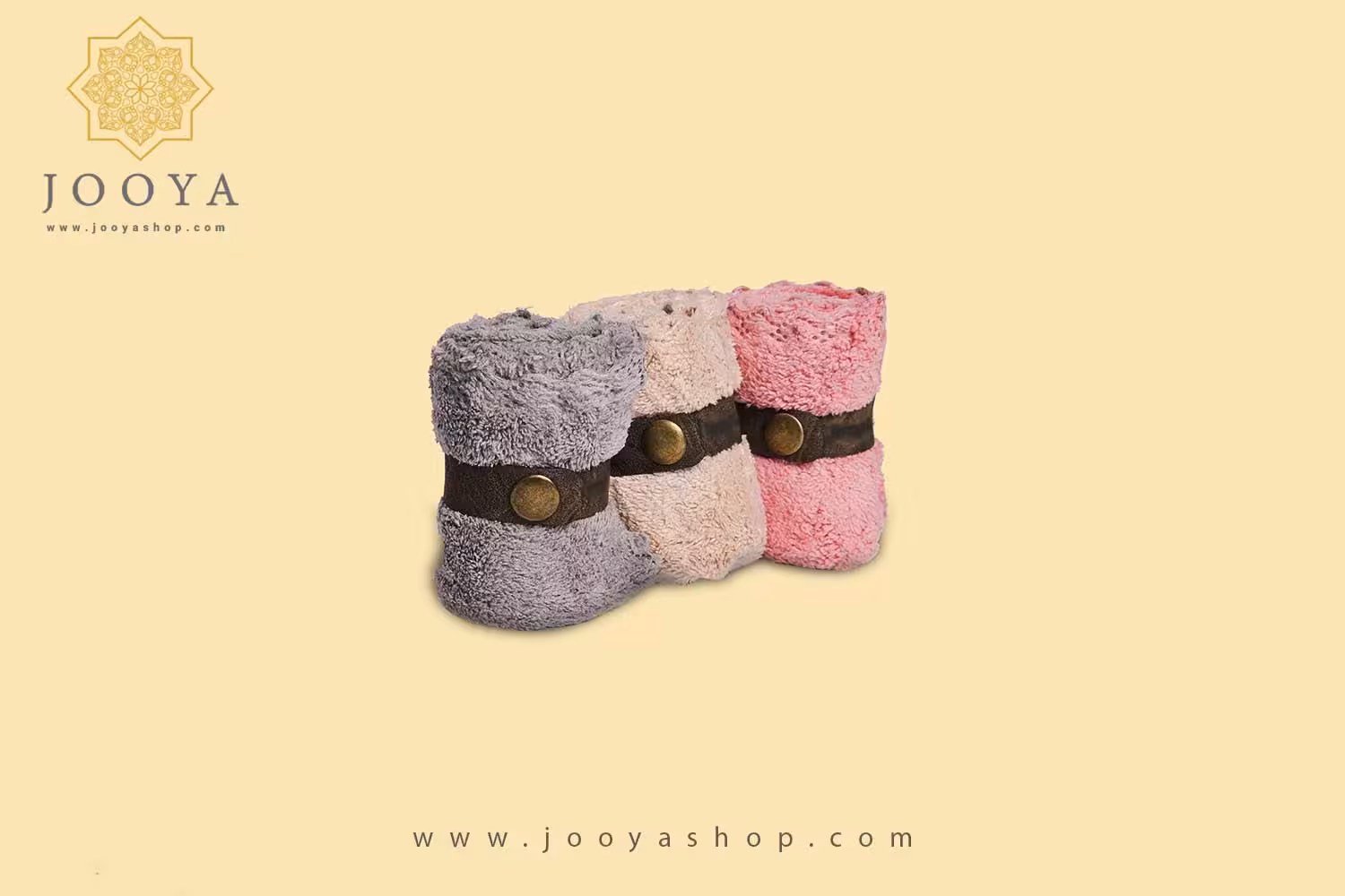 پک سه عددی دستمال حوله‌ای بند دار