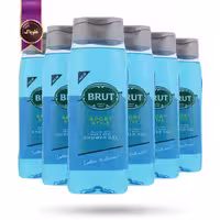 6 عدد ژل دوش 3 در 1 مردانه برات Brut مدل اسپورت استایل Sport Style حجم 500 میلی‌لیتر (اورجینال)
