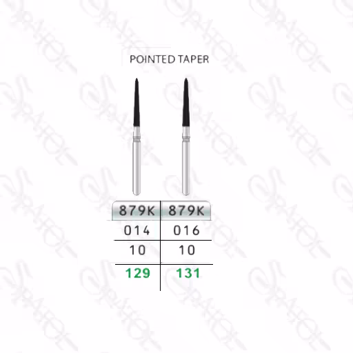 فرز الماسی تراش 10 میل POINTED TAPER 879K تیزکاوان TEESKAVAN