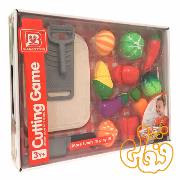 ست صیفی جات برشی با تخته برش 2291