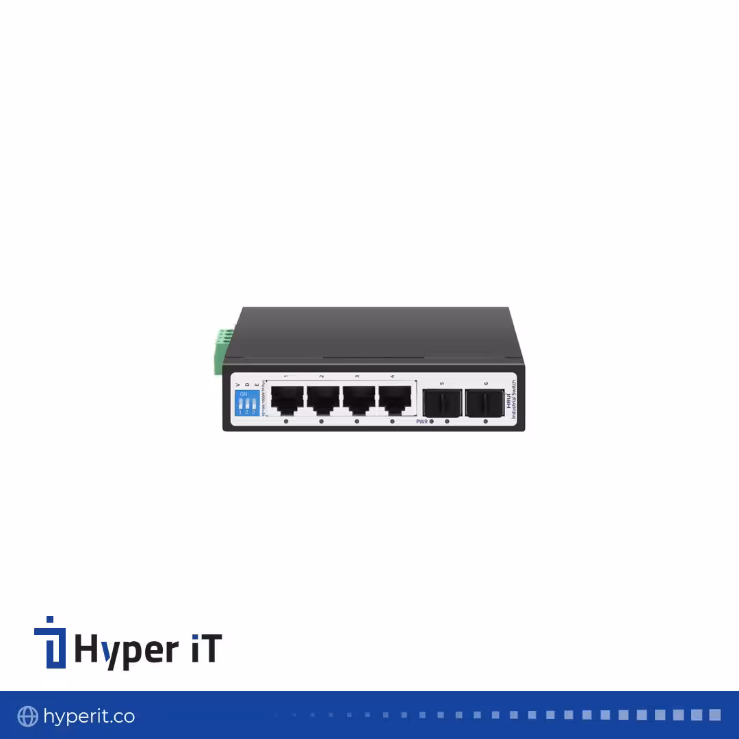 سوئیچ اترنت صنعتی گیگ HRUI مدل HR500-SWG1042S