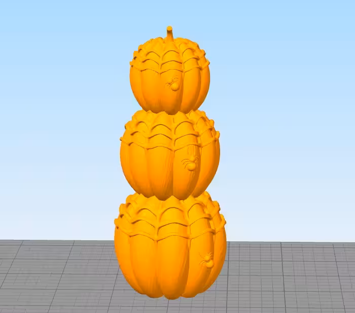 مدل سه بعدی کدوی هالووین (Obj)