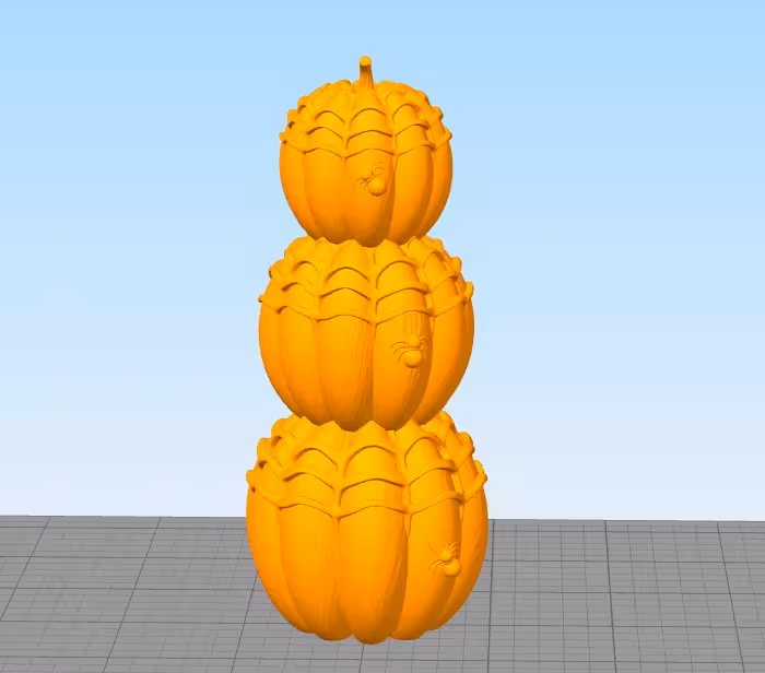 مدل سه بعدی کدوی هالووین (Obj)