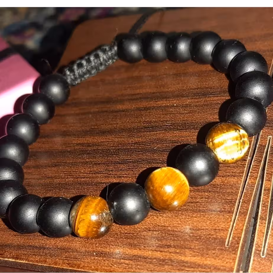 دستبند اونیکس و چشم ببر