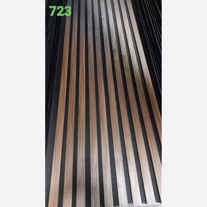 ترمووال فوم پنل مشکی کد 723 مغزMDF روکشPVC آماده نصب ابعاد 50در280 cm(ارسال با باربری از تهران)(پس کرایه)