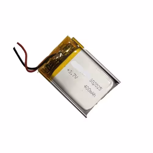 باتری پلیمر سایز 602025 ظرفیت 400 میلی آمپر