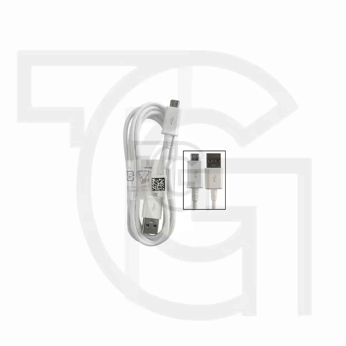 کابل شارژر سامسونگ (سفید) Cable Charger Samsung I435 Galaxy S4 mini