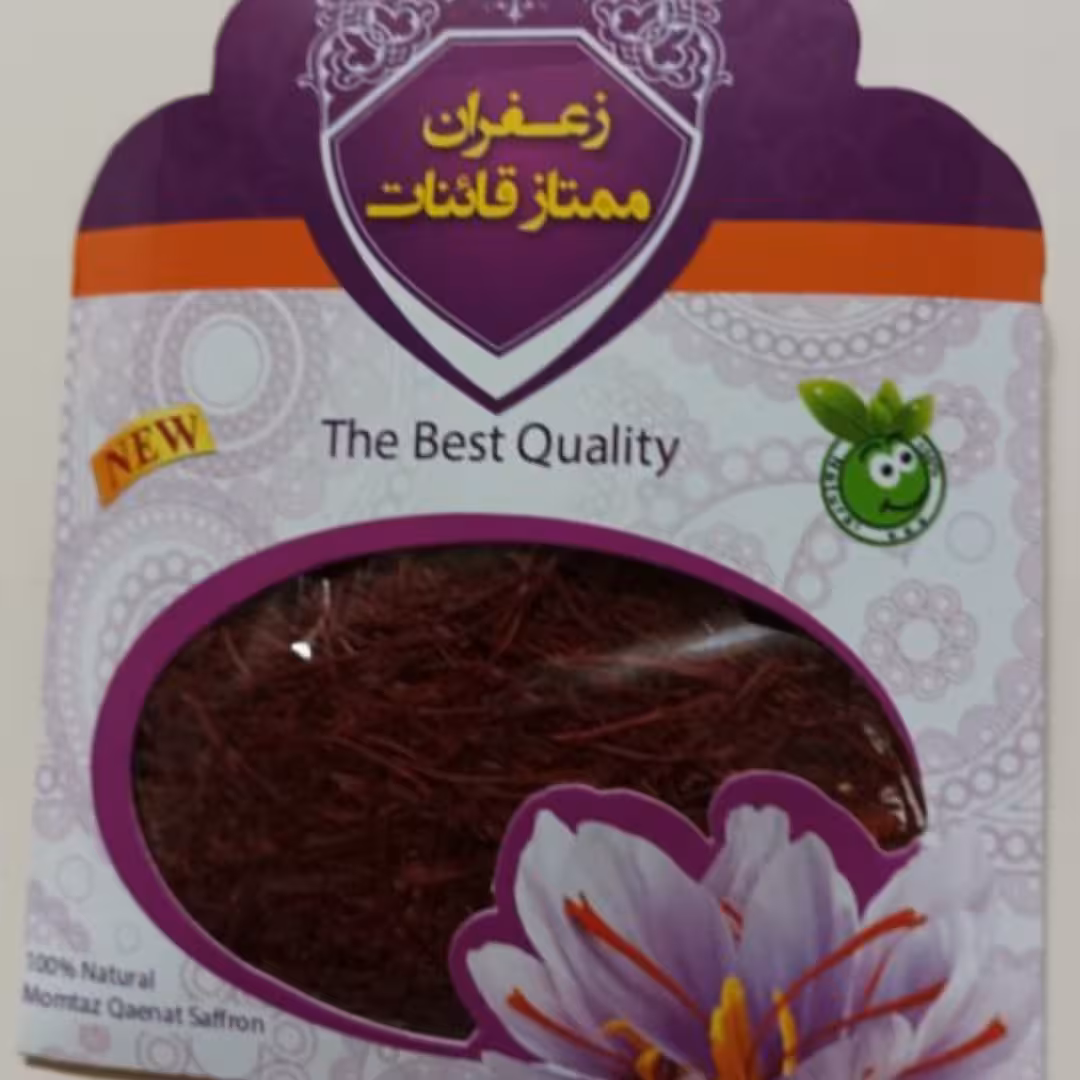 زعفران سرگل یک مثقالی  ممتاز قائنات 