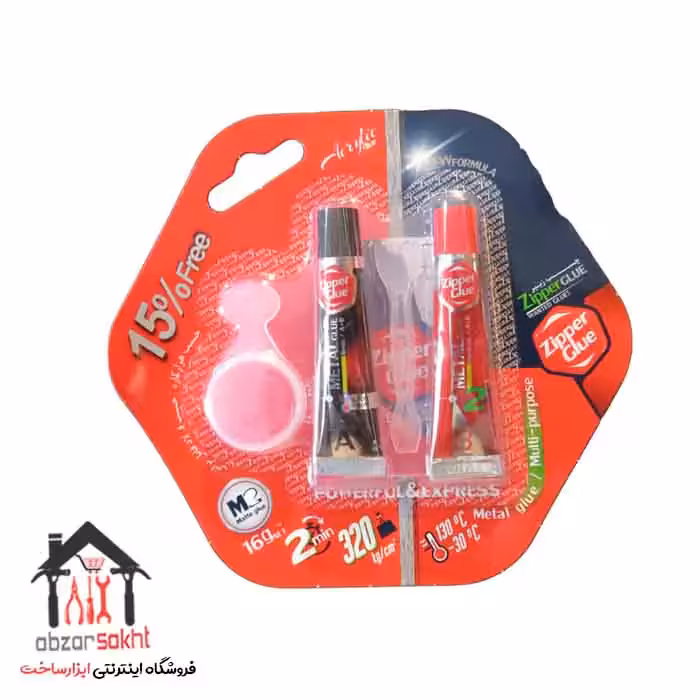 چسب دوقلوی زیپر مات 16 گرم
