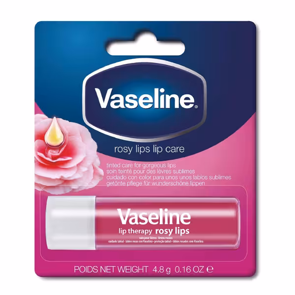 بالم لب  وازلین Vaseline عصاره گل رز