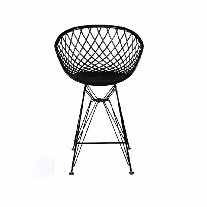 صندلی بامبو پایه بلند درختی فلزی BA660s بنیزان (استاتیک)