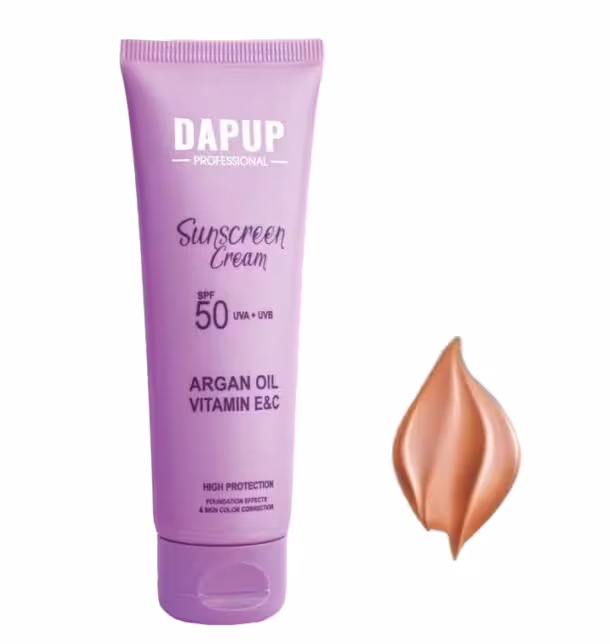 کرم ضدآفتاب دپاپ spf50 حاوی روغن آرگان شماره 4
