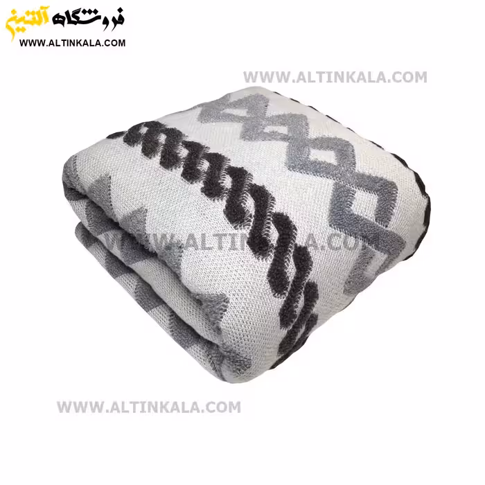 شال مبل بافت (رومبلی) سوپر (تراکم بالا) طرح ونیز سایز 150×200