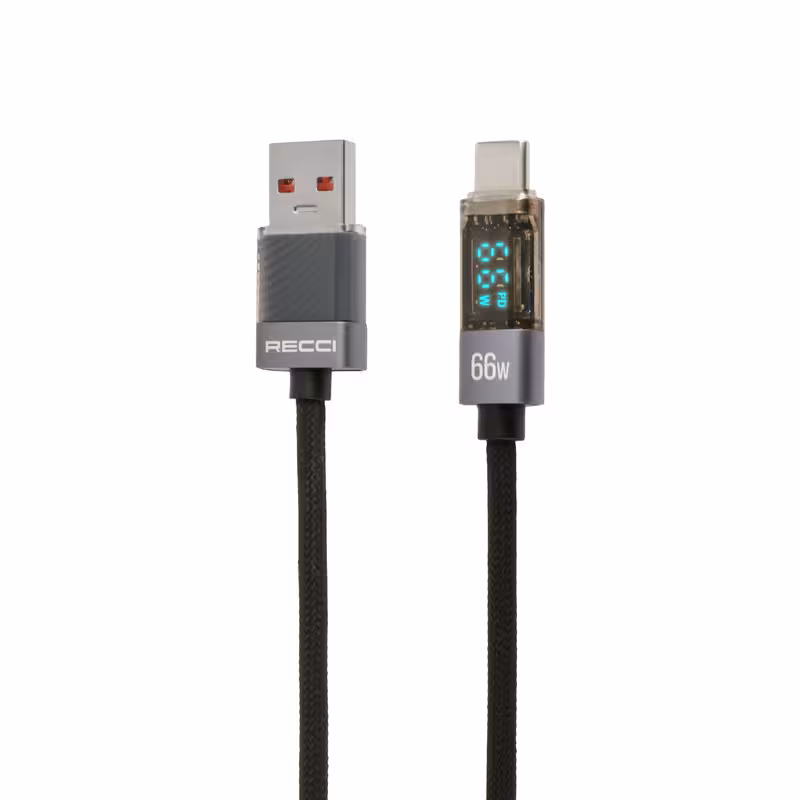 کابل تبدیل USB به USB-C رسی مدل RS16C طول 1.2 متر