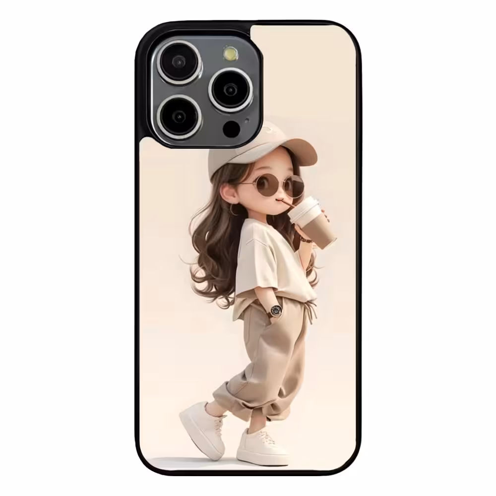 کاور مدل دخترک کد 3 مناسب برای گوشی موبایل اپل iPhone 15 Pro Max