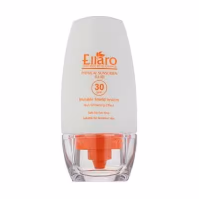 فلوئید ضد آفتاب فیزیکال SPF30 الارو|Ellaro Sun Protection physical Fluid spf30