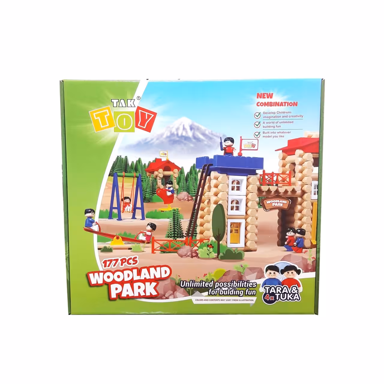 اسباب بازی ساختنی تک توی مدل Woodland Park بسته 177 قطعه