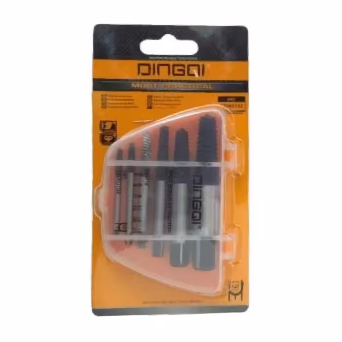 قلاویز چپ گرد 5 عددی دینگی DINGQI مدل 13060101 (پیچ هرز و شکسته بازکن)