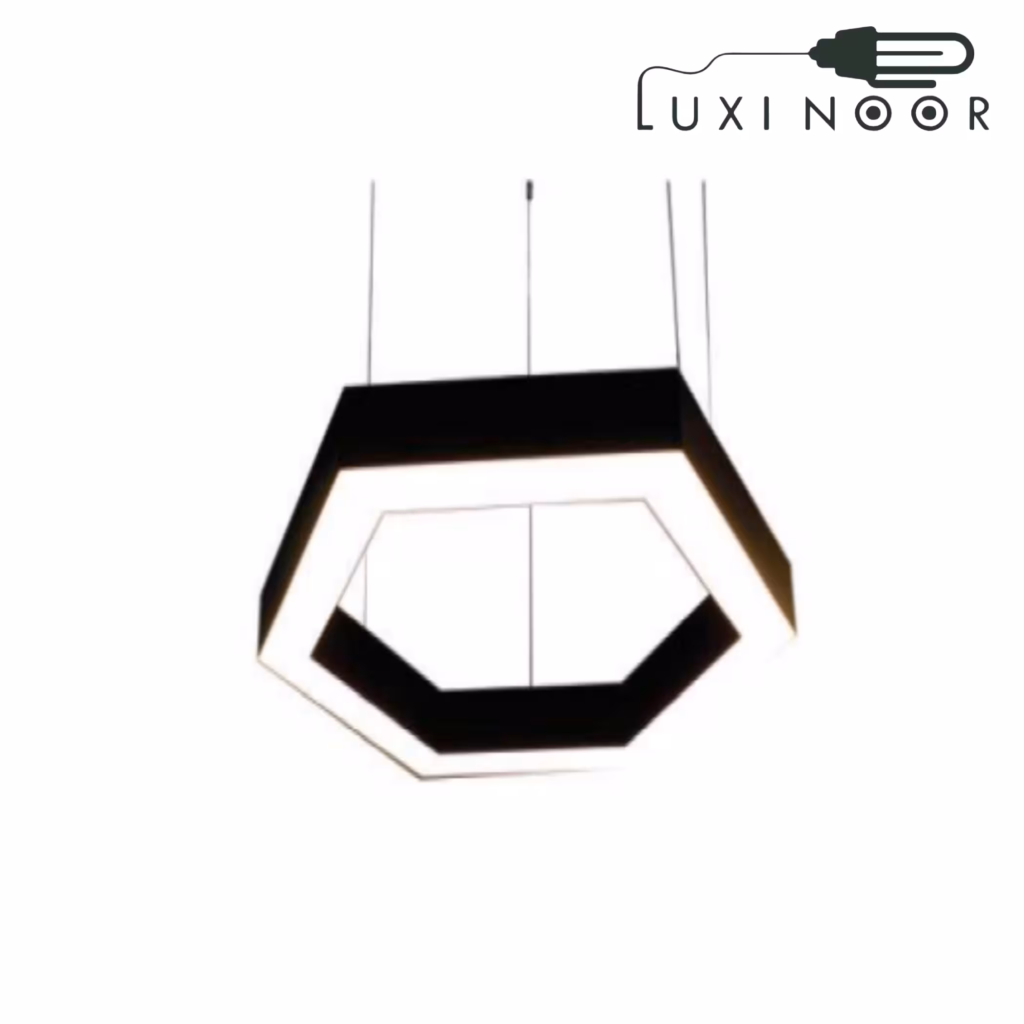 چراغ لاینر آویز شش ضلعی 120وات 1M اف ای سیrgb -7080