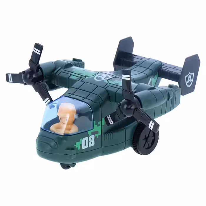 اسباب بازی جنگی مدل هلی کوپتر طرح دو موتوره کد 02