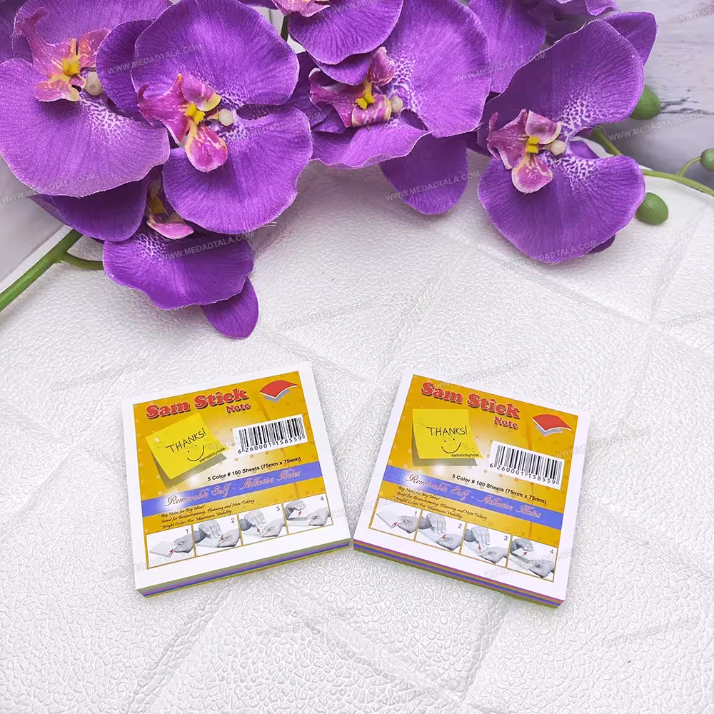 کاغذ یادداشت پشت چسب دار پست ایت (پسیت) 75*75 sam