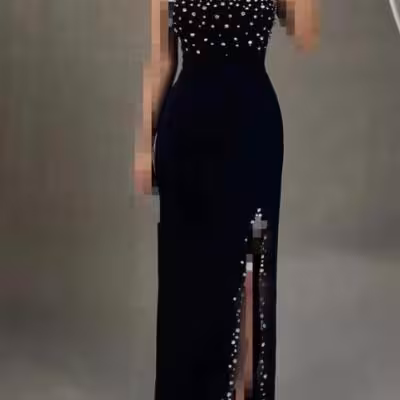 ماکسی مجلسی مرواریدی زنانه کد 0110