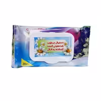 دستمال مرطوب ضدعفونی کننده آغشته به الکل پاک ریسPakreis Cleansing Facial Wipes