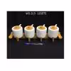 ست 4 عددی ظرف ادویه پایه و درب بامبو وگاتی VOGATI WS-215