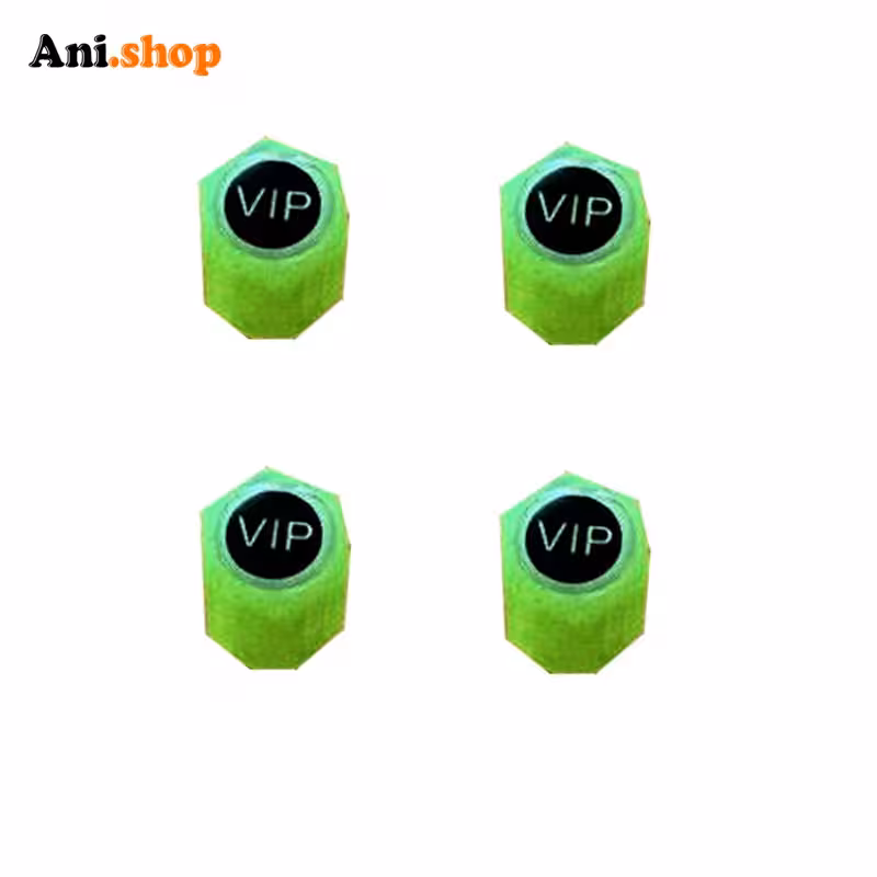 سر والف لاستیک خودرو مدل شبرنگ VIP- بسته 4 عددی