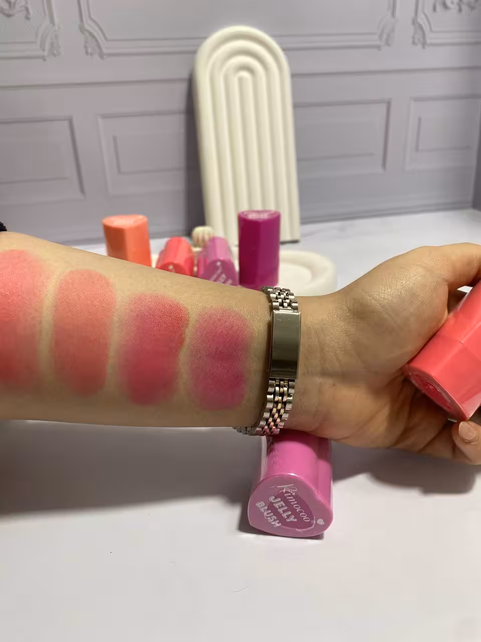 تینت لب ژله ای قلبی