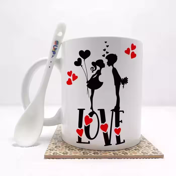 خرید ماگ-لیوان   عشق love  بدون .،زیر لیوانی  . کد 200