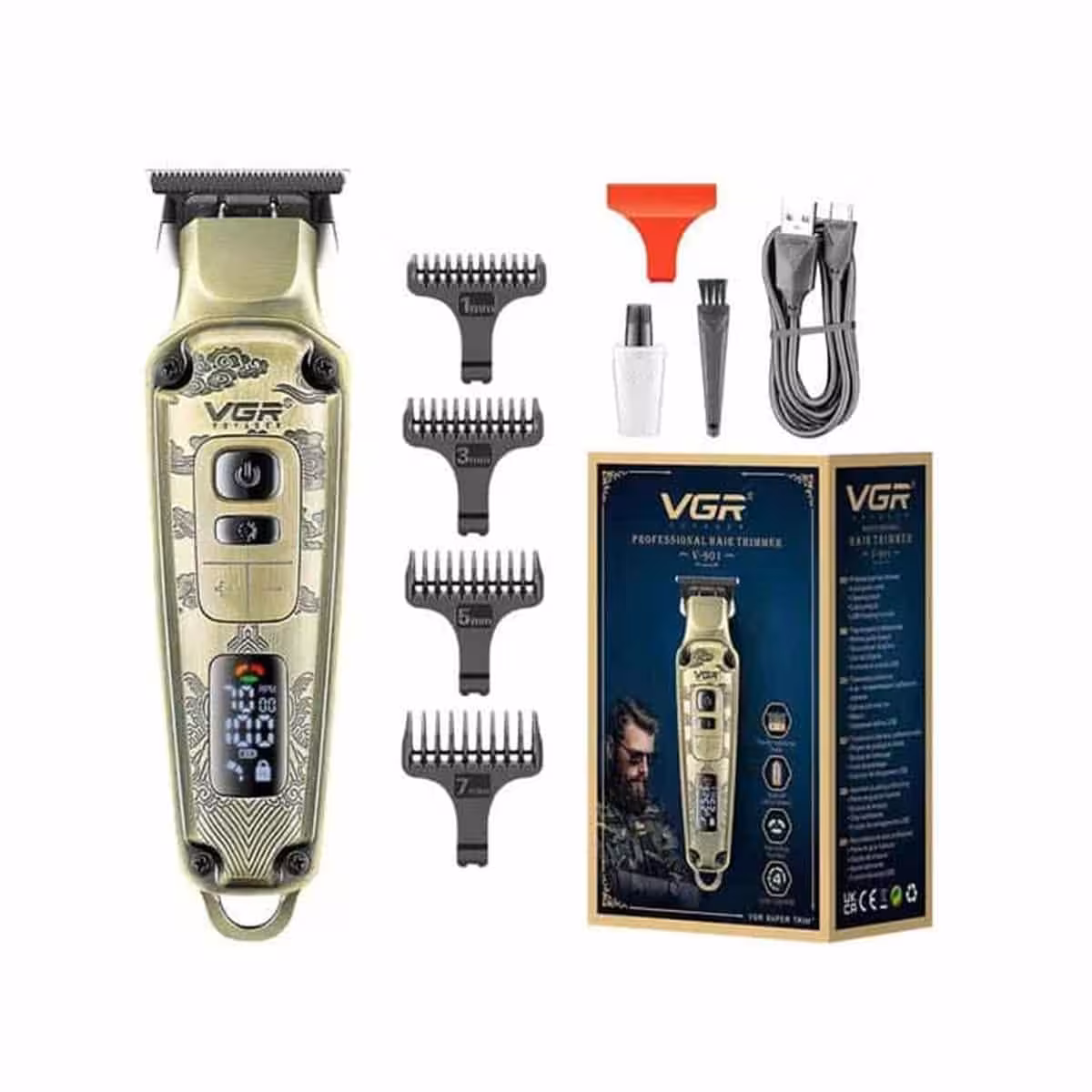 ماشین اصلاح موی سر و صورت وی جی آر مدل V-901