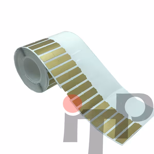 لیبل دم شیشه ای جواهر /ترک /طلایی رنگ/1000 عددی