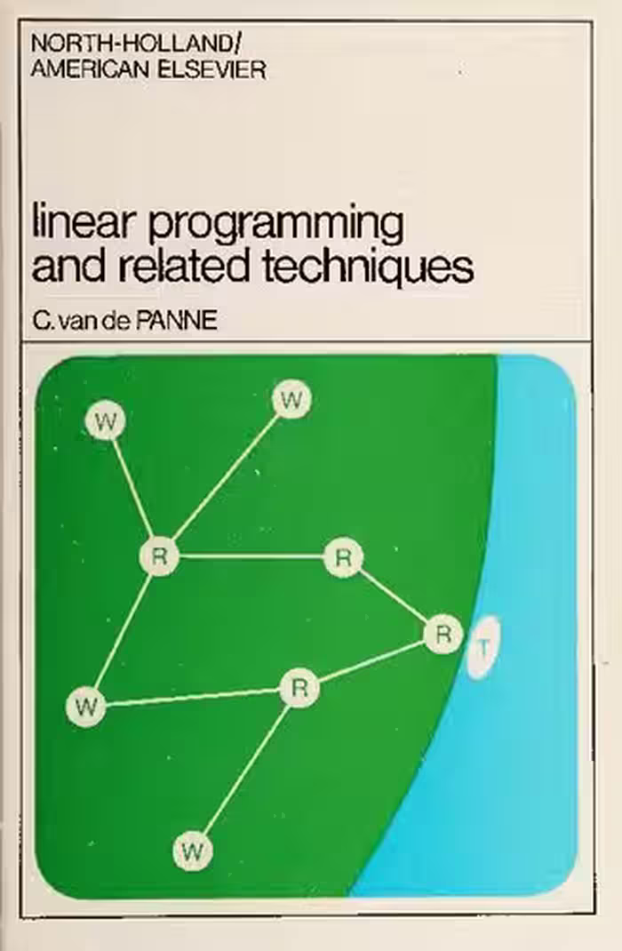 خرید و دانلود نسخه کامل کتاب Linear programming and related techniques