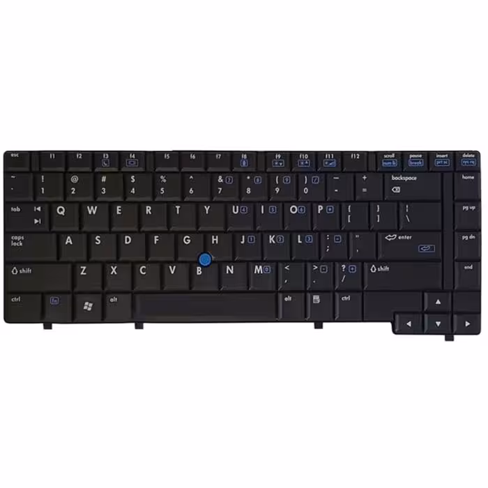 کیبورد لپ تاپ اچ پی Compaq 6910 مشکی با ماوس