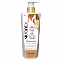 کرم مرطوب کننده ماسینکس مدل ARGAN Oil حجم 200 میل Mucinex Argan Oil Moisturizing And Revitalizer skin For Face & Body 200ml