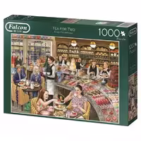پازل جامبو 1000 تکه  کافی شاپ  Tea for Two (Falcon)