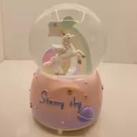 گوی موزیکال مدل پمپی اسب تک شاخ زیبا