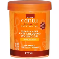 ژل حالت دهنده و تقویت کننده موی فر کانتو Cantu مدل Flexible Hold وزن 524 گرم Cantu Shea Butter Flexible Hold Strengthening Styling Gel With Jamiaican Black Castor Oil 524gr