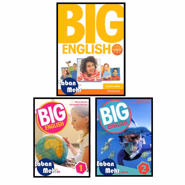 کتاب Big English Starter_1.2 اثر جمعی از نویسندگان انتشارات زبان مهر 3 جلدی
