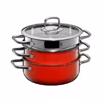 ست قابلمه سه تایی قرمز فیوژن تک وی ام اف | WMF FUSIONTEC COMPACT COOKWARE SET 3-PIECE RED