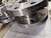 فلنج گلودار 3 اینچ استنلس استیل ریس فیس B16.5  رده 40 کلاس 300  از جنس A SA182/F 304L