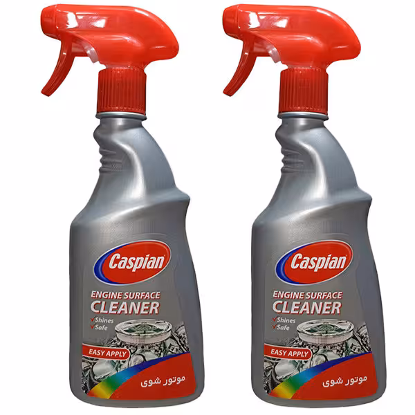 اسپری موتور شوی کاسپین مدل تریگر حجم 500 میلی لیتر بسته دو عددی | کالا مکس
