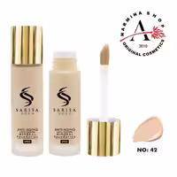 کرم پودر شیشه ای ساریسا شماره 42 (sarisa gold)