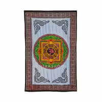 بکدراپ تپستری هندی طرح OM (روتختی یک نفره) کد 386