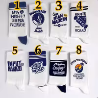 جوراب ساقدار الیت طرح نوشته دار سری Mountain