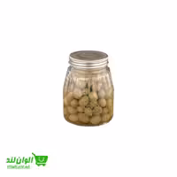 بانکه شیشه ای لیمون 1.1 لیتر مدل درب فلزی کد 38006