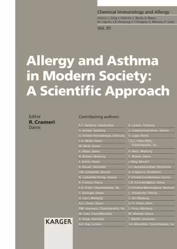 خرید و دانلود نسخه کامل کتاب Allergy And Asthma in Modern Society: A Scientific Approach