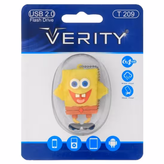 فلش مموری وریتی مدل T209 USB2.0 ظرفیت 64 گیگابایت عروسکی