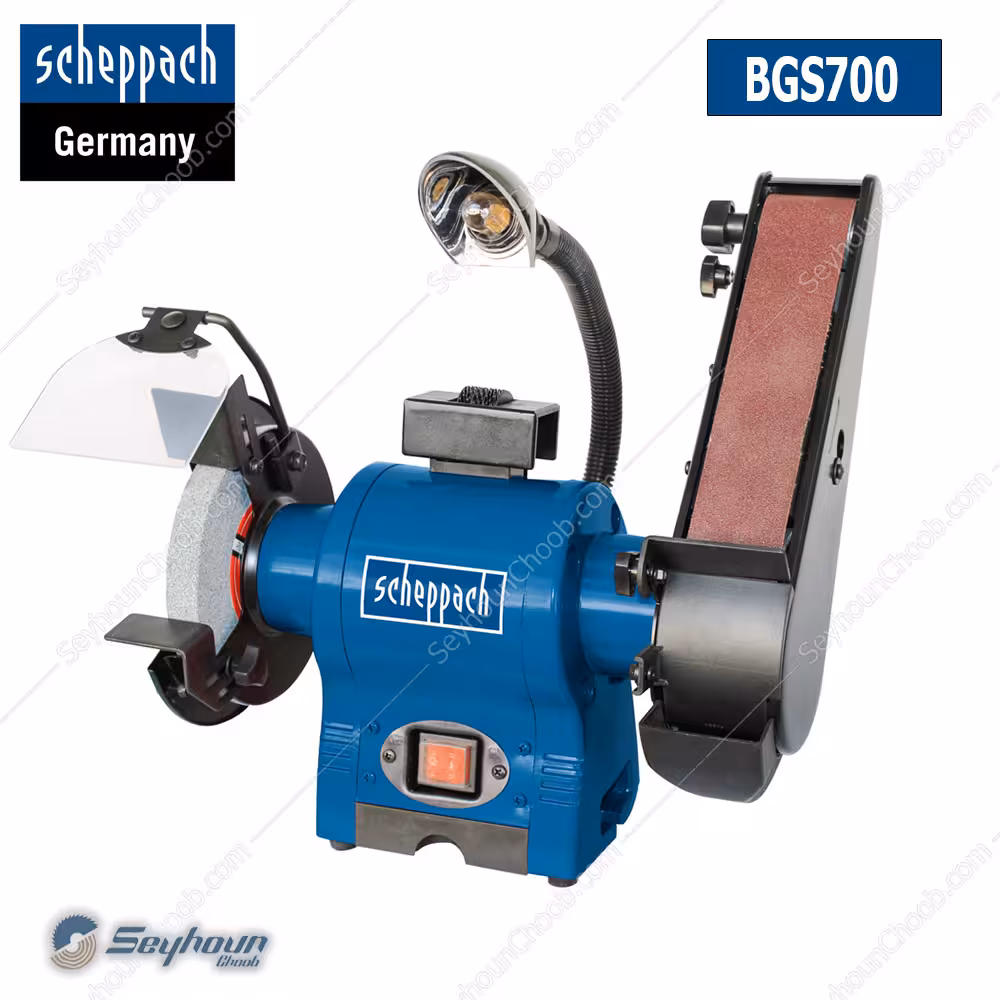 سنگ رومیزی و سنباده رومیزی نواری 370 وات شپخ مدل 4903303901 - BGS700